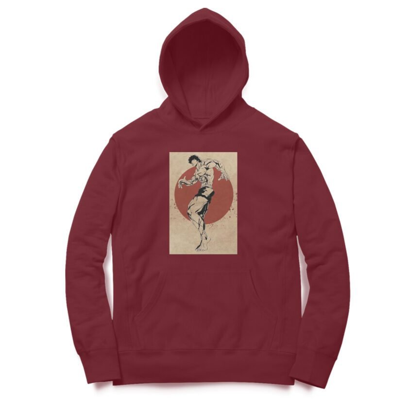 Baaki Hanma Pose - Anime Hoodie - Image 3