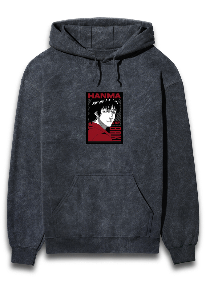 Baki Acid Washed Hoodie