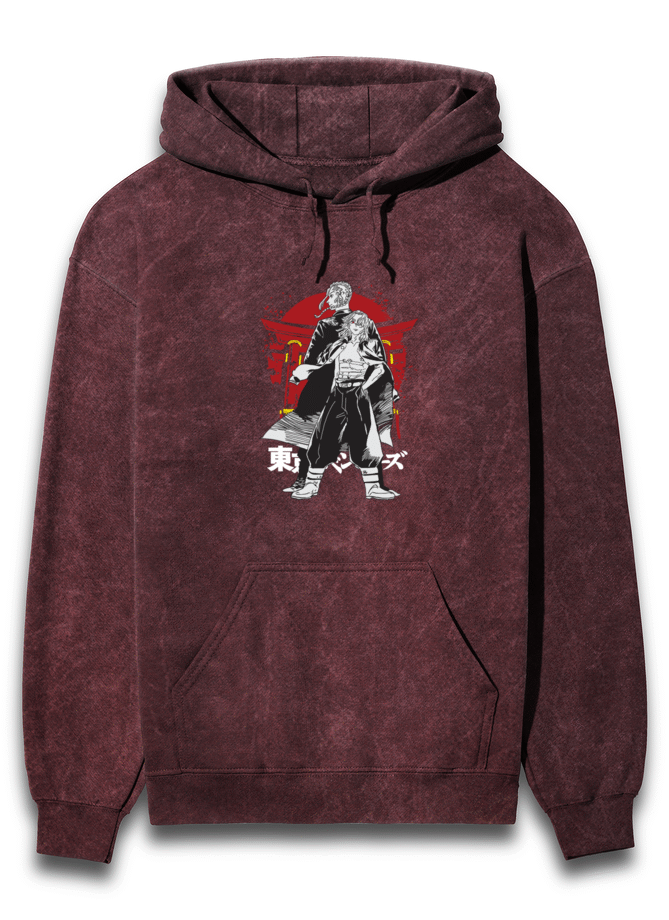 Tokyo Revengers Acid Washed Hoodie