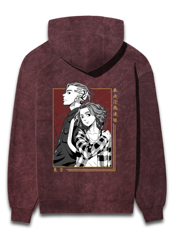 Tokyo Revengers Acid Washed Hoodie