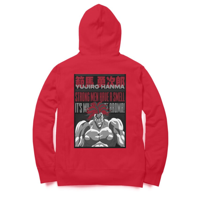 Yujiro Hanma - baki hanma grappler Hoodie - Image 16