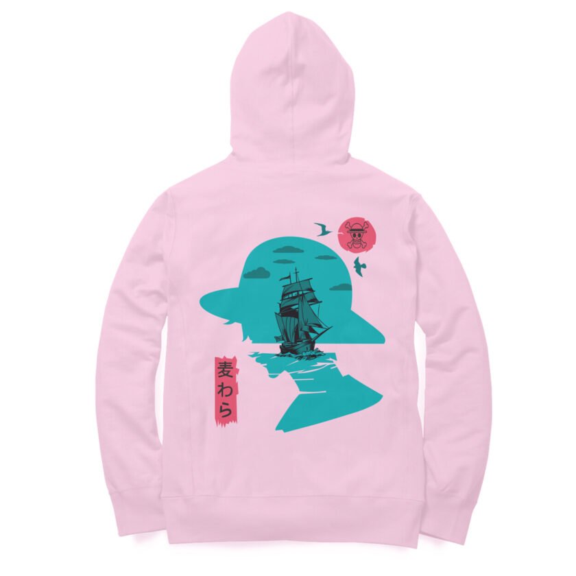 One Piece Hoodie – Luffy One Piece Manga Fleece Hoodie - Image 2