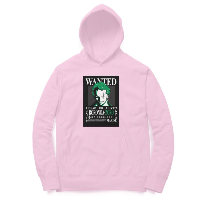 Zoro Dead or Alive Poster Hoodie